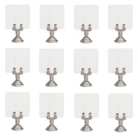 12 x Harp Shape Place Card Menu Holder - 35 x 25mm