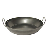 Pyrolux Industry Blue Steel Paella Pan 40cm