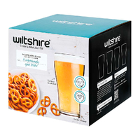 Wiltshire Salute Beer Glasses 425ml | Set of 4