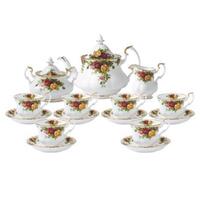 Royal Albert Old Country Roses Tea Set of 15 - 15 Piece