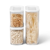 Mepal Modula Rectangular 3 Piece Starter Set Storage Box Set 3pc | White