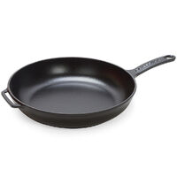 Chasseur Frypan Cast With Handle 28cm Matte Black