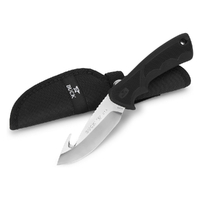 Buck Knives Bucklite Max II Large Guthook Fixed Blade Knife + Sheath Black | 685BKG
