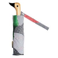 Original Duckhead Duck Umbrella Compact | Dots Multi Coloured | 5 x 7 x 35cm