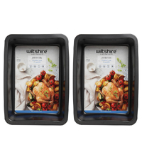 Wiltshire Easybake Deep Roast Pan 35cm | 2 Pack