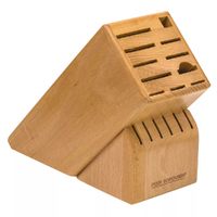 Peer Sorensen 17 Slot Beechwood Knife Block | Empty (No Knives)