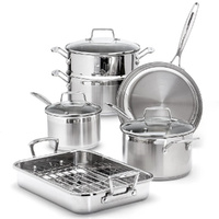 Scanpan Impact 6 Piece Cookware Set with Roaster | Stainless Steel 6pc