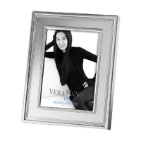 Wedgwood Vera Wang Grosgrain Silver Giftware Frame 8"x10"
