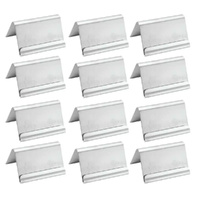 Trenton A-Frame Stainless Steel Buffet Card Holder 60mm - Set of 12