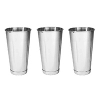 Trenton Stainless Steel Milkshake Cups 887ml | Set of 3