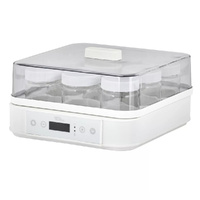 Davis & Waddell 1.6L Multi Yoghurt Maker + 9 x 190ml Glass Jars