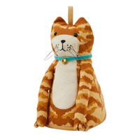 Ulster Weavers Marmalade Cat Shaped Doorstop Orange | 16 x 28 x 14cm