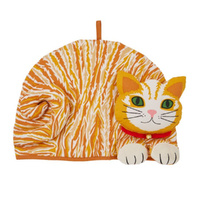 Ulster Weavers Ginger Cat Shaped Tea Cosy Orange | 27 x 35 x 3cm