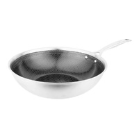 Pyrolux Pyrohex Tri Ply Stainless Steel 32cm Wok