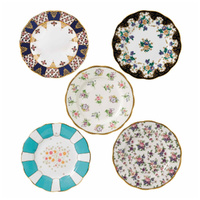 Royal Albert 100 Years of Royal Albert 1900-1940 5 Piece Plate Set