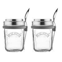 Kilner Breakfast Jar Set Glass 350ml | Set of 2