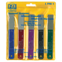 Eze-Lap 5 Pack Diamond Hone & Stone Sharpener LSF + LF + LM + C + XC