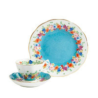 Royal Albert 100 Years 1940 Florence Teacup , Saucer , Plate - Set of 3