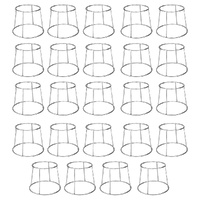 Trenton Platter Stand Chrome 190x250x190mm Pizza Plate Seafood | Set of 24