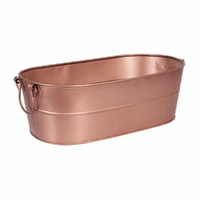 Moda Oval Beverage Tub | Satin Copper 545×290×178 mm