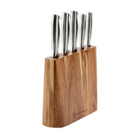 Stanley Rogers Slim Wedge 6 Piece Knife Block 6pc