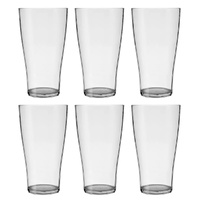 Crown Polycarbonate 425ml Schooner Beer Glass Set of 6