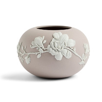 Wedgwood Magnolia Blossom Rose Bowl Mink 11cm