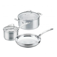 Scanpan Impact 3 Piece Cookware Set | Stainless Steel 3pc