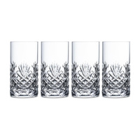 Royal Doulton Highgate Crystal Highball Tumbler 360ml - Set Of 4 Glasses