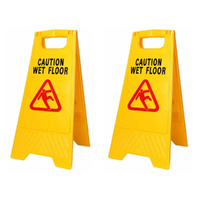 Chef Inox A Frame Wet Floor Caution Sign Set of 2