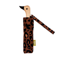 Original Duckhead Duck Umbrella Compact | Leopard | 5 x 7 x 35cm