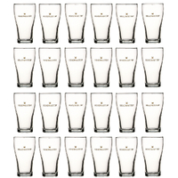 Crown Nucleated Headmaster Beer Conical Glasses 285ml | Set of 24