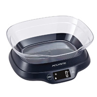 Acurite Black Digital Scale With Bowl & Backlight 5kg Capacity