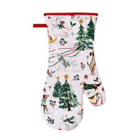 Ulster Weavers Gauntlet Oven Glove Winter Walkies | 37 x 20cm