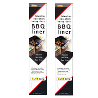  Toastbags Heavy Duty Non-Stick Barbeque Hot Plate Liner Sheet 2 Pack