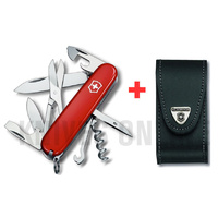 SWISS ARMY KNIFE SWISS BUDDY VICTORINOX + LEATHER VICTORINOX BELT POUCH