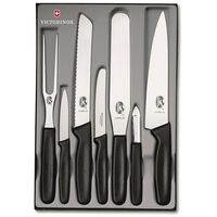 NEW VICTORINOX 7 PIECE KITCHEN KNIFE SET W/ GIFT BOX KNIVES 7PC | 5.1103.7