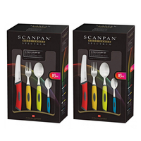 Scanpan Spectrum 32pc Kitchen Cutlery Set 32 Piece | Colour