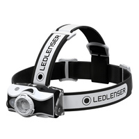 NEW LED LENSER MH7 HEAD TORCH 600 LUMENS HEADLAMP BLACK AUTH AUS SELLER