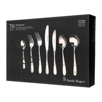 Stanley Rogers 70 Piece Hampton Cutlery Set | Stainless Steel 70pc