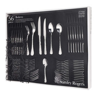 Stanley Rogers 56 Piece Bolero Cutlery Set | Stainless Steel 56pc