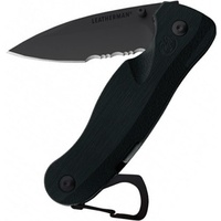 NEW LEATHERMAN CRATER C33X SERRATED BLACK BLADE FOLDING POCKET KNIFE MULTITOOL