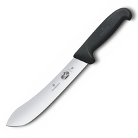 Victorinox Butchers 20cm Knife Wide Tip Blade Fibrox | Black 5.7403.20