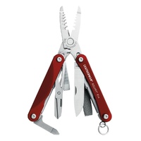 NEW LEATHERMAN SQUIRT ES4 RED 9IN1 ELECTRICIAN MULTITOOL W/ WIRE STRIPPERS
