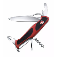 Victorinox Swiss Army Pocket Knife Ranger Grip 61 Red/Black | 12 Functions