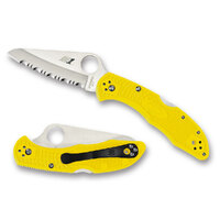 Spyderco Salt 2 H1 Folding Knife Yellow | Serrated Blade YSC88SYL2