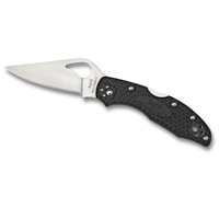 New Spyderco Byrd Lightweight Meadowlark 2 Knife Plain Blade Black