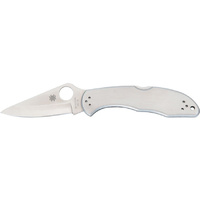 Delica 4 Stainless - Plain Blade C11P SPYDERCO