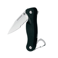 NEW LEATHERMAN CRATER C33LX SHINY SERRATED BLADE FOLDING POCKET KNIFE MULTI-TOOL