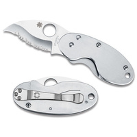 Cricket Stainless  -Serrated  blade C29S SPYDERCO